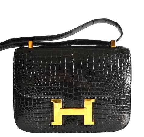 hermes black classic bag